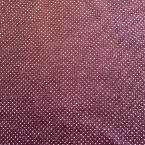 Free People Pencil Skirt Burgundy Polka Dot Knit in Size Large - Picture 3 of 6